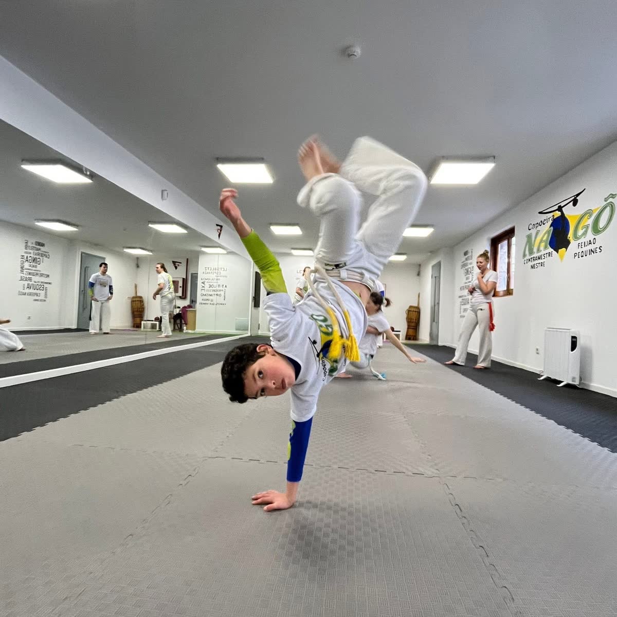 Capoeira en el estudio Ginga Fight