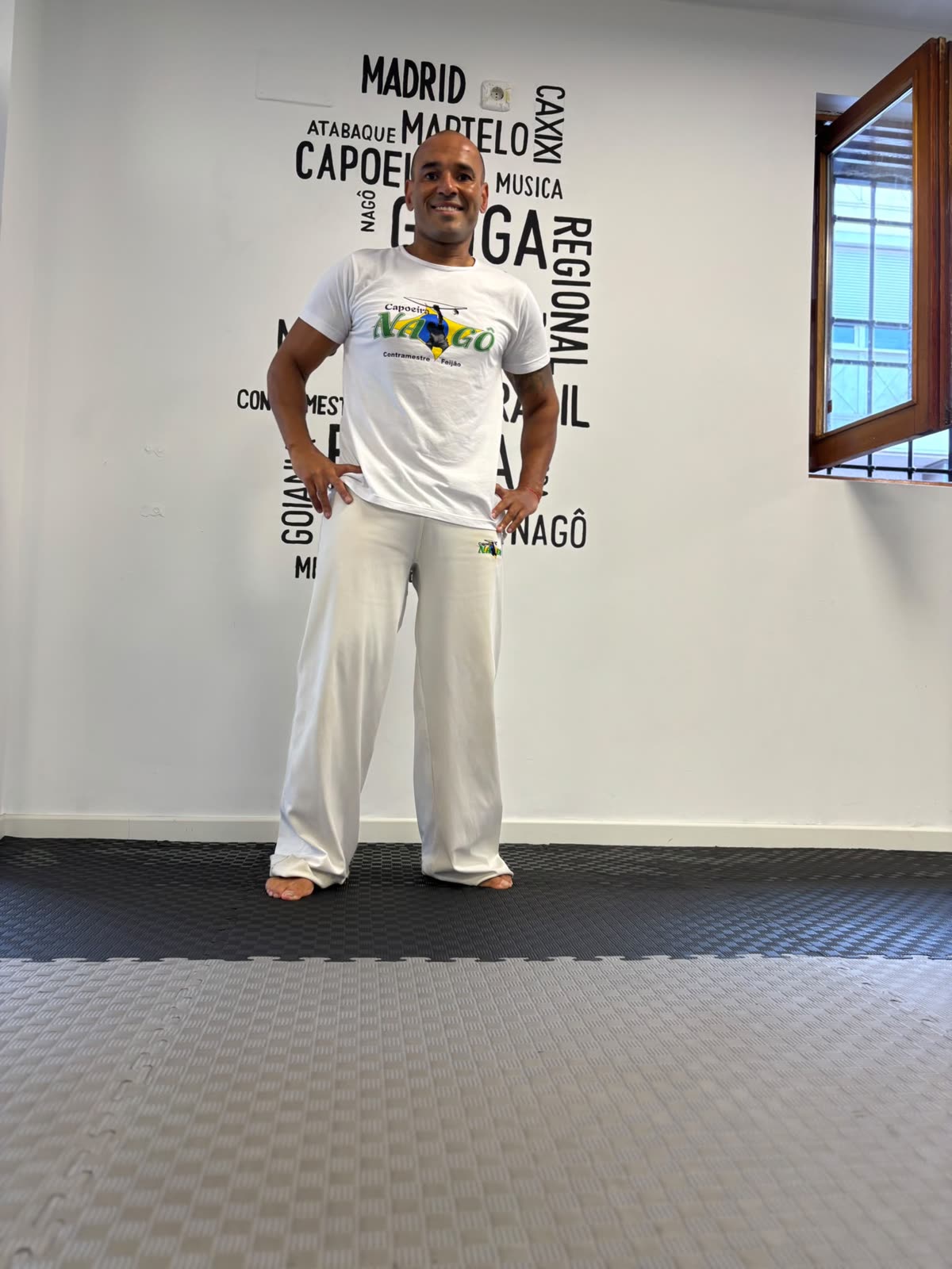Contramestre Feijão en el estudio